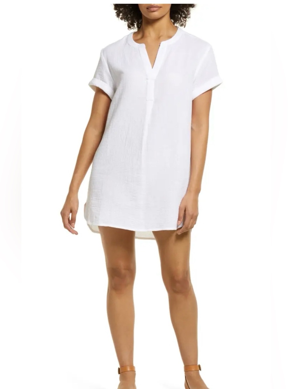 beachlunchlounge Marley Cotton Gauze Dress Cover Up Size XS PTP 19” NWT